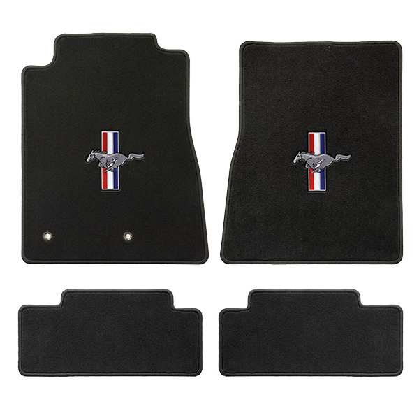 Ford mustang all weather floor mats w/ pony logo